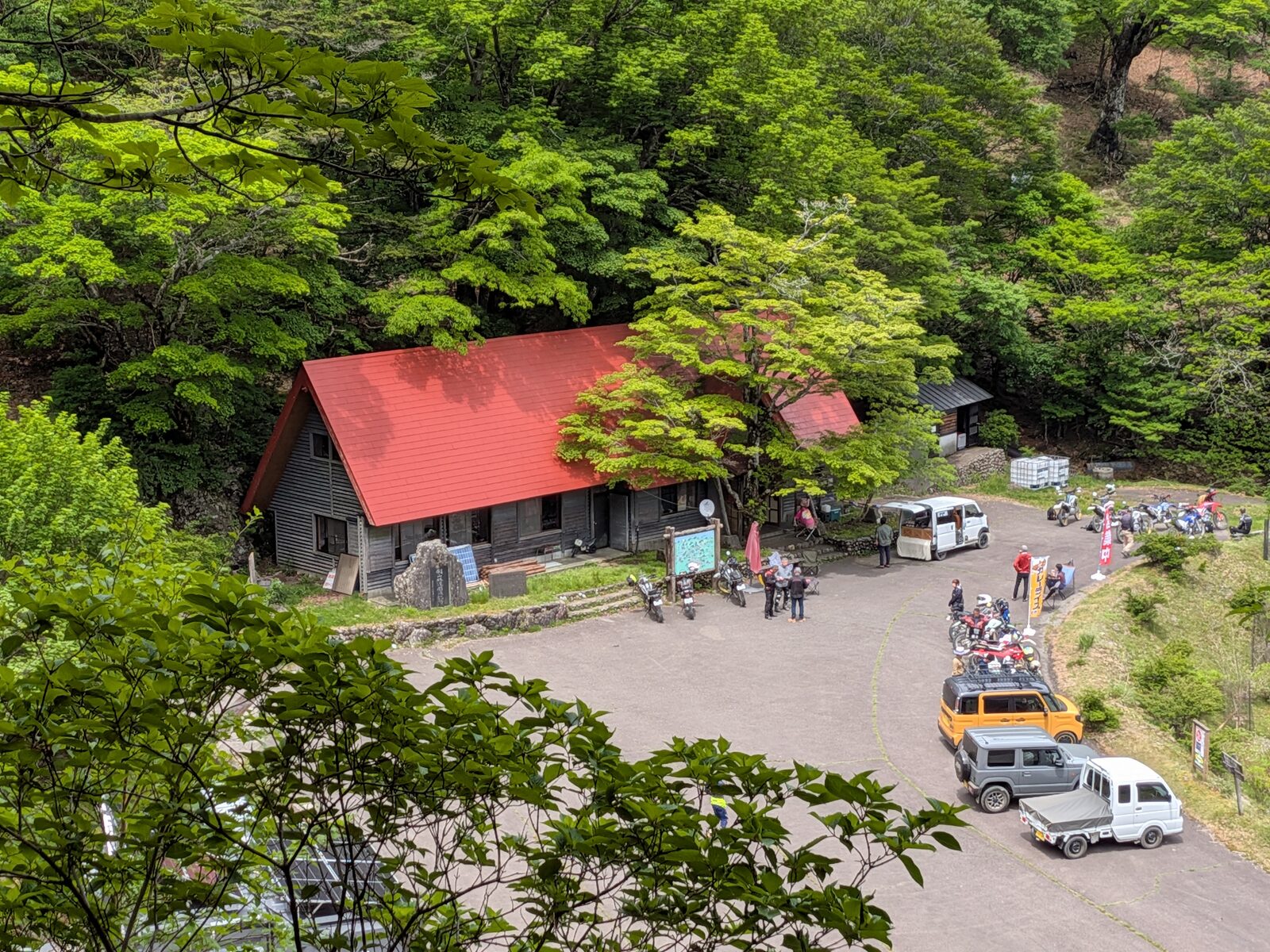 奥槍戸山の家（空撮）